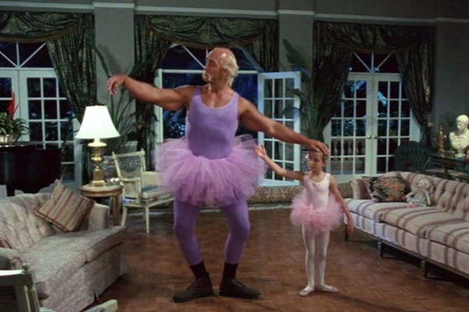 Hulk Hogan in the movie Mr. Nanny