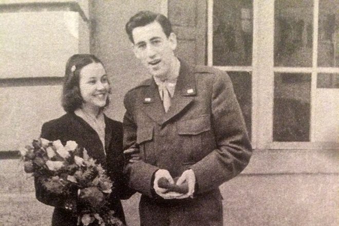 Jerome Salinger and his first wife, Sylvia Welter