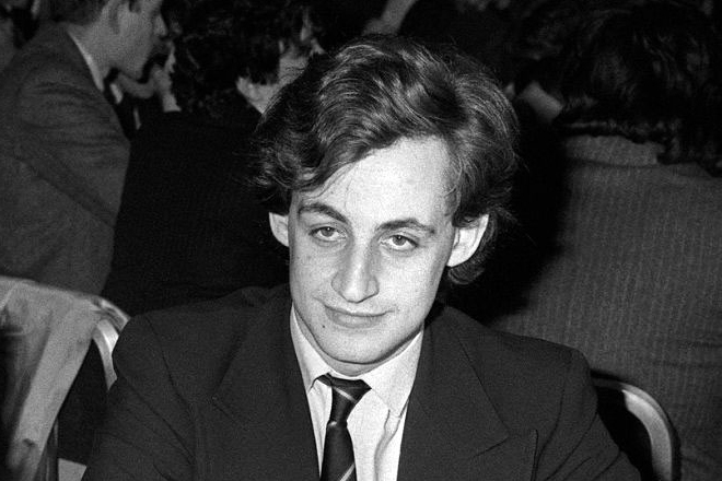 Nicolas Sarkozy in his youth
