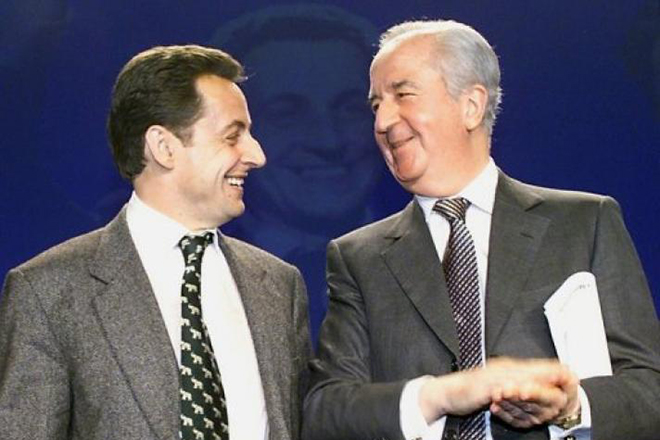 Nicolas Sarkozy and Édouard Balladur