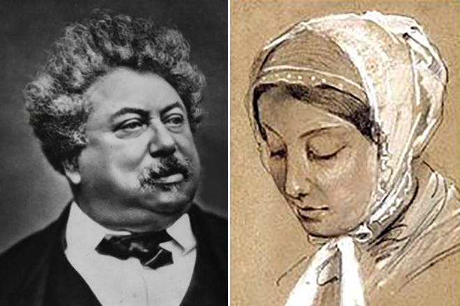 Alexandre Dumas and Marie-Laure-Catherine Labay