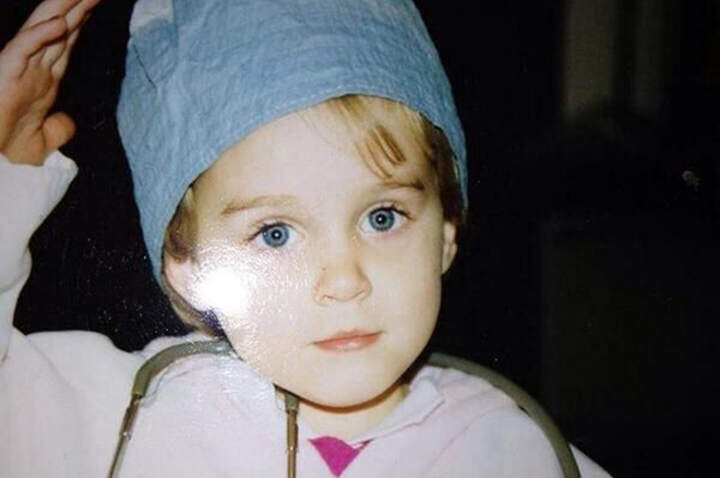 Taylor Schilling in her childhood