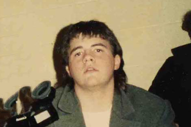 Kevin Smith in his youth