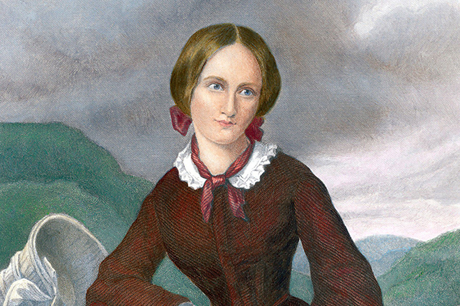 The novelist Charlotte Brontë