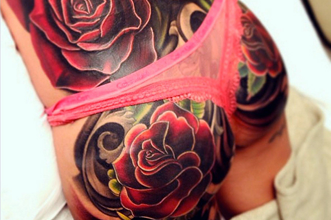 Cheryl Cole`s tattoo