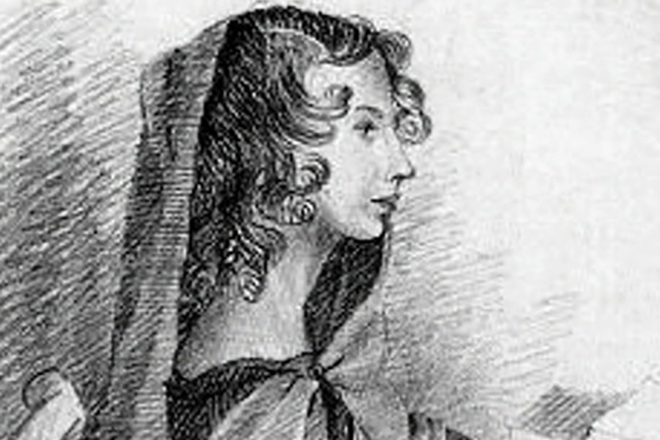 Anne Brontë, the sister of Charlotte Brontë