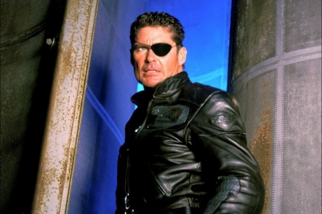 David Hasselhoff in 1998 Nick Fury: Agent of Shield
