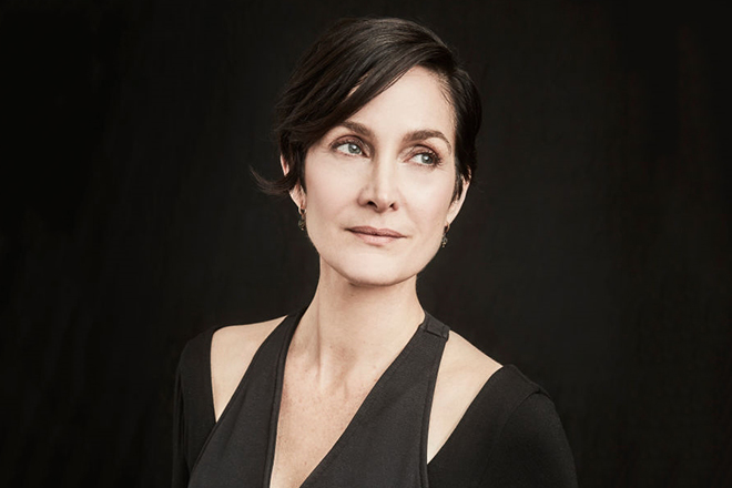 The actress Carrie-Anne Moss
