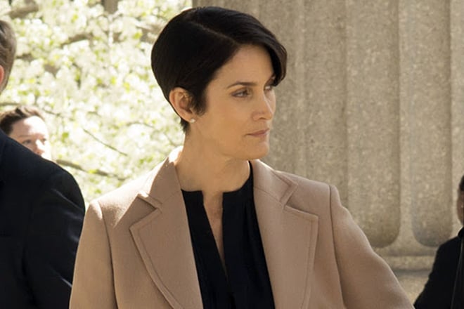 Carrie-Anne Moss in the series Jessica Jones
