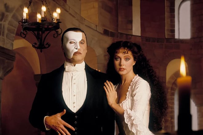 Sarah Brightman in the musical The Phantom of the Opera