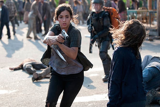 Alanna Masterson in the TV series The Walking Dead