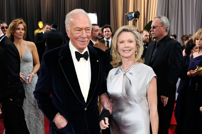 Christopher Plummer with his wife Elaine Taylor