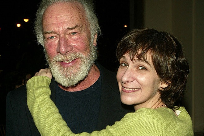 Christopher Plummer with his daughter Amanda