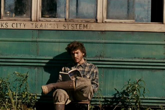 Emile Hirsch in the film Into the Wild
