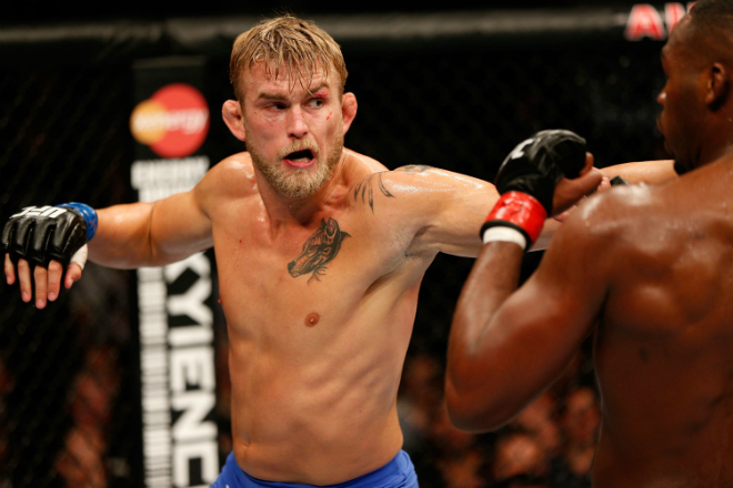 Alexander Gustafsson in the ring