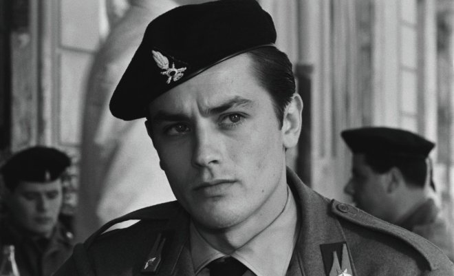 Alain Delon in the movie Rocco and His Brothers
