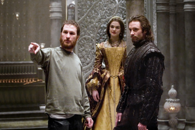 Darren Aronofsky at the movie set of The Fountain