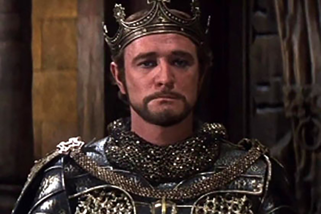 Richard Harris in the film Camelot