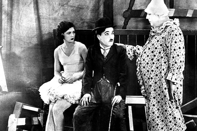Charlie Chaplin in the movie The Circus