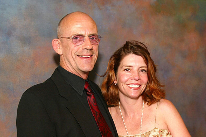 Christopher Lloyd with his ex-wife Jane Walker Wood