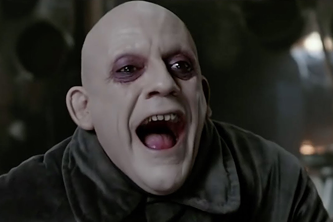 Christopher Lloyd in the movie Addams Family
