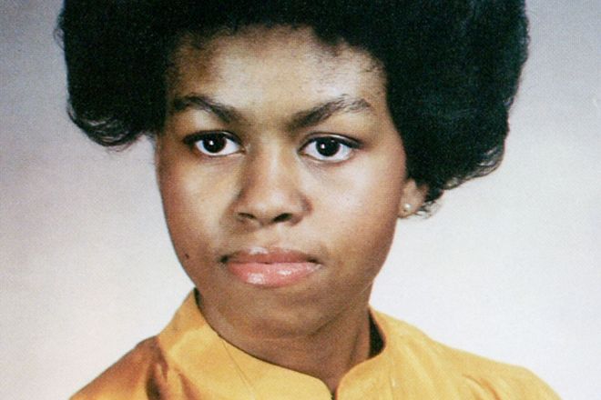 Michelle Obama in her youth
