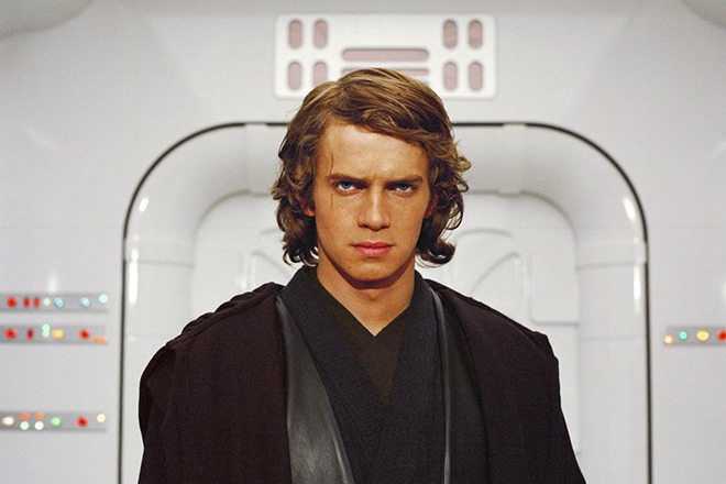 Hayden Christensen in the movie Star Wars