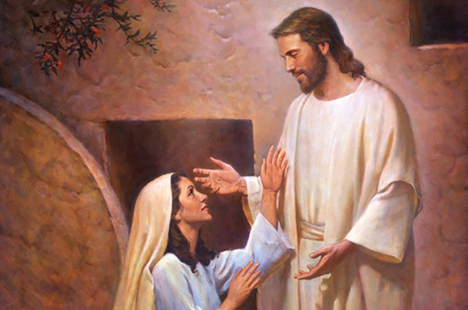 Mary Magdalene and the Risen Jesus Christ