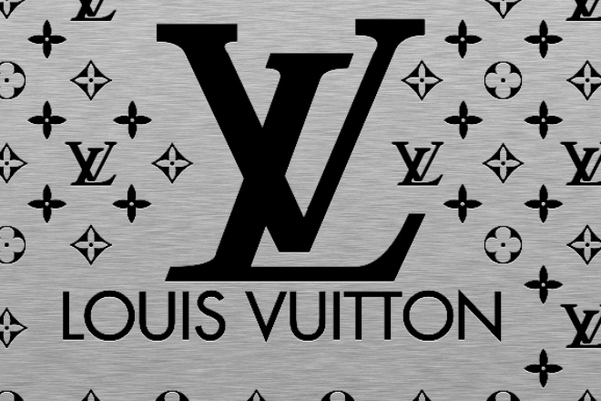 The logo of Louis Vuitton