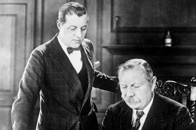 Arthur Conan Doyle with his son Adrian
