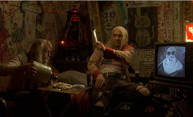 Rob Zombie in the movie House of 1000 Corpses