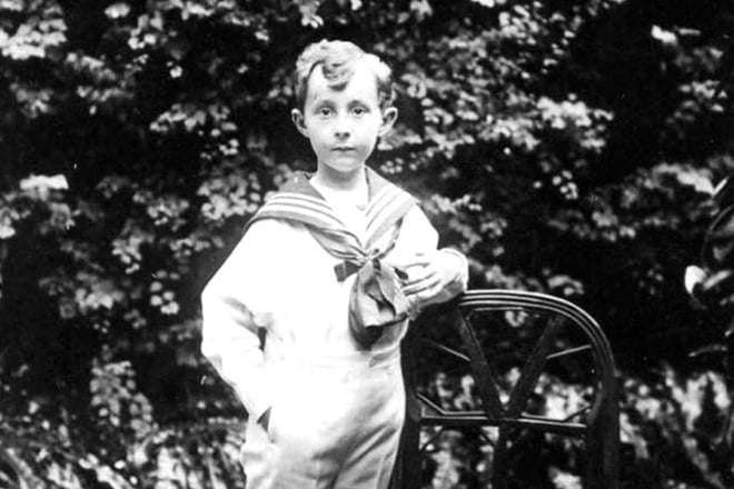 Christian Dior as a child