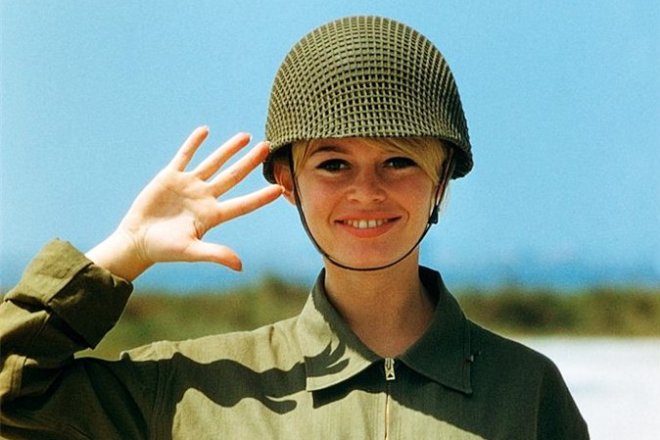 Brigitte Bardot in the film Babette Goes to War