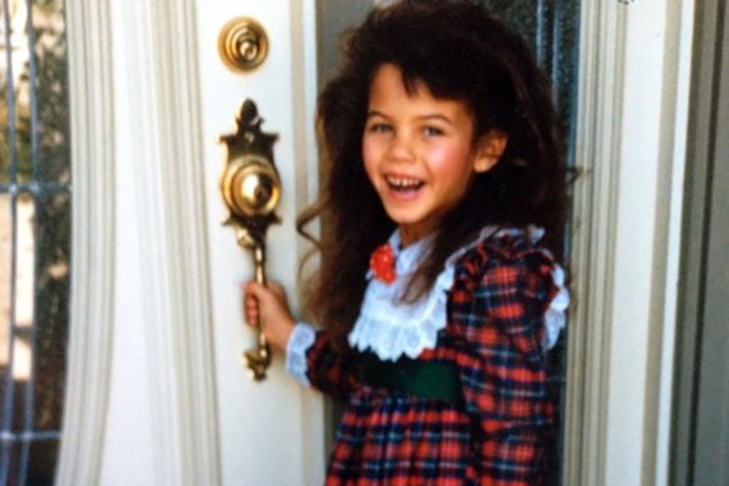 Jenna Dewan in childhood