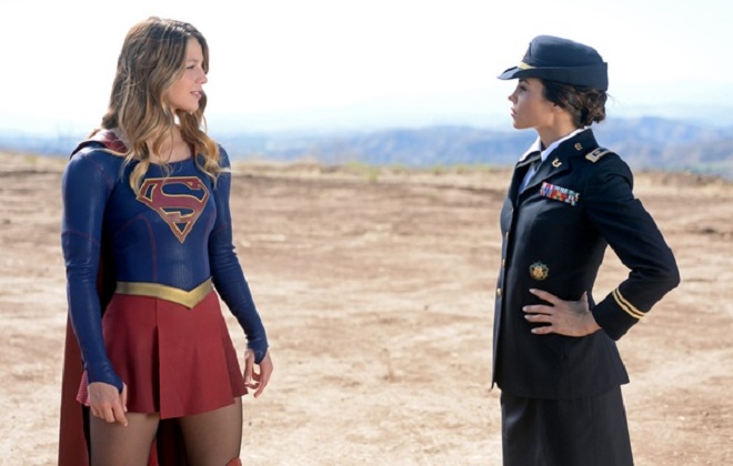 Jenna Dewan in the TV series Supergirl
