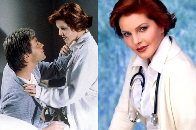Priscilla Presley in the series Melrose Place