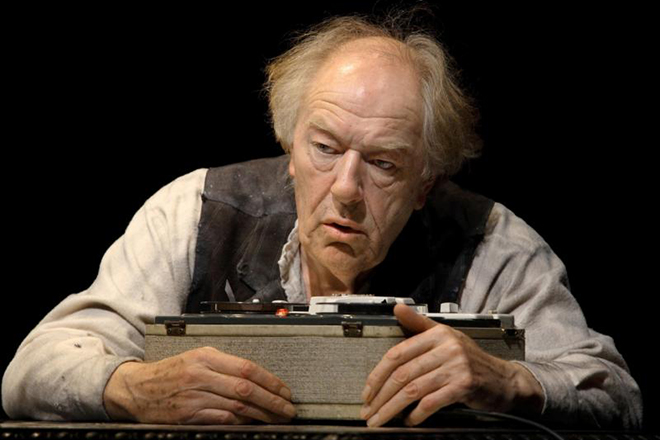 Michael Gambon at the theater stage
