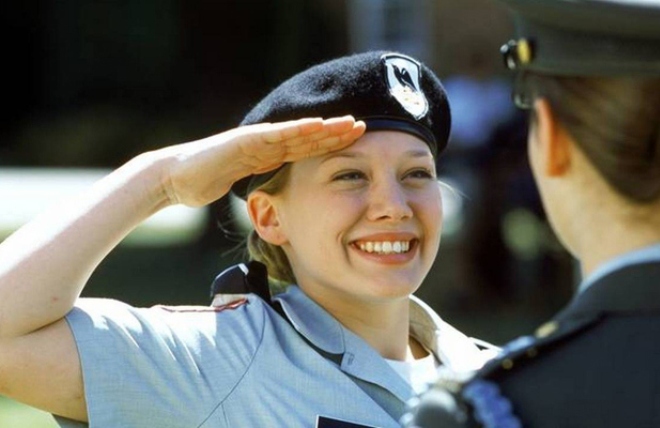 Hilary Duff in the movie Cadet Kelly