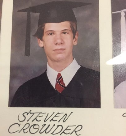 Steven Crowder graduated from high school