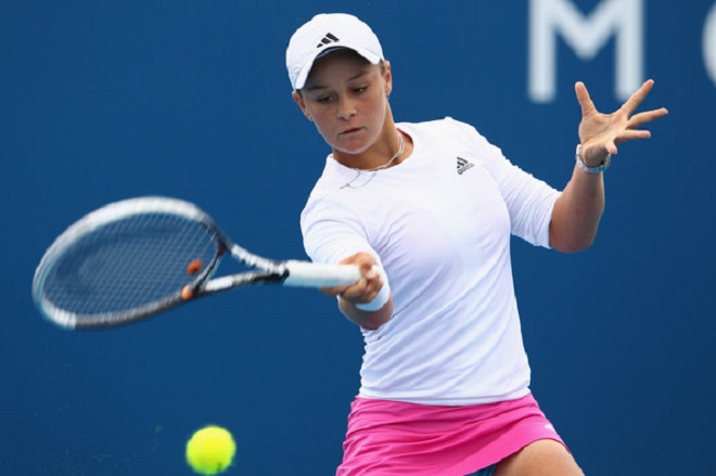 Ashleigh Barty young female tennis player 2012