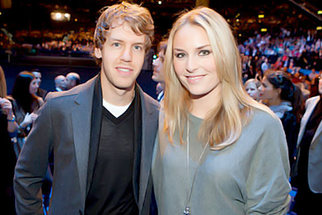 Sebastian Vettel and Hanna Prater