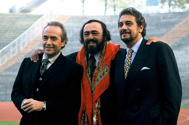 Plácido Domingo, Luciano Pavarotti, and José Carreras