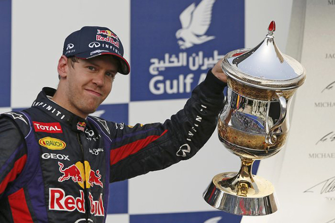 The Champion of Formula One, Sebastian Vettel