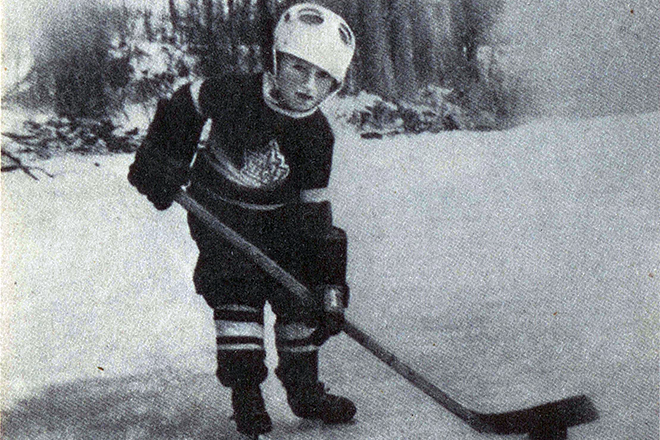 Wayne Gretzky in childhood