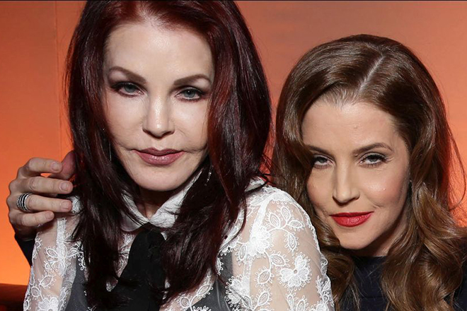 Lisa Marie Presley and her mother