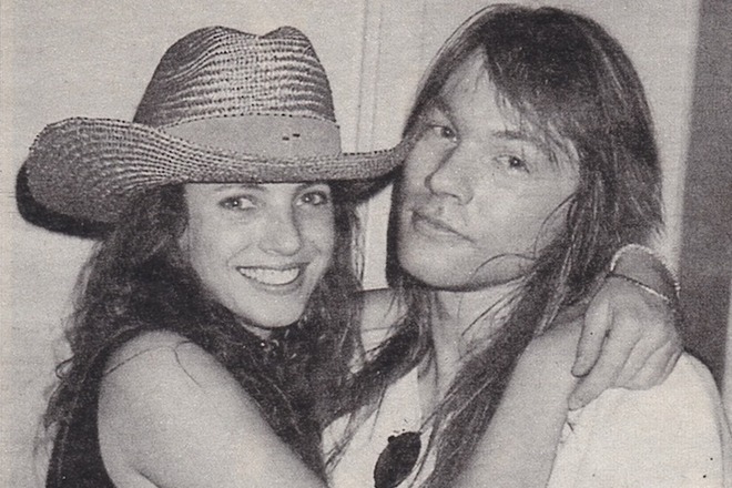 Axl Rose and his ex-wife, Erin Everly