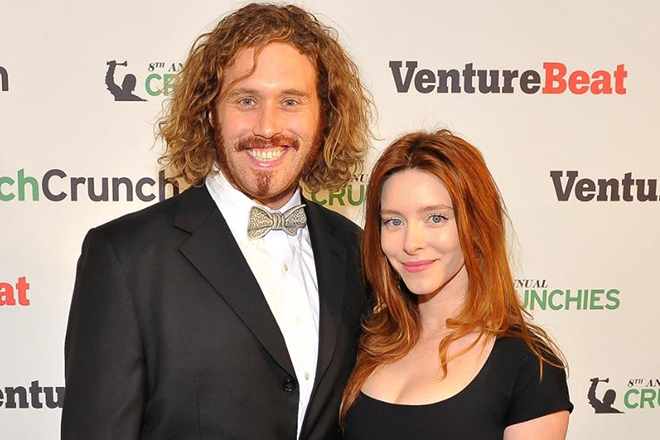 T.J. Miller and his wife, Kate Gorney