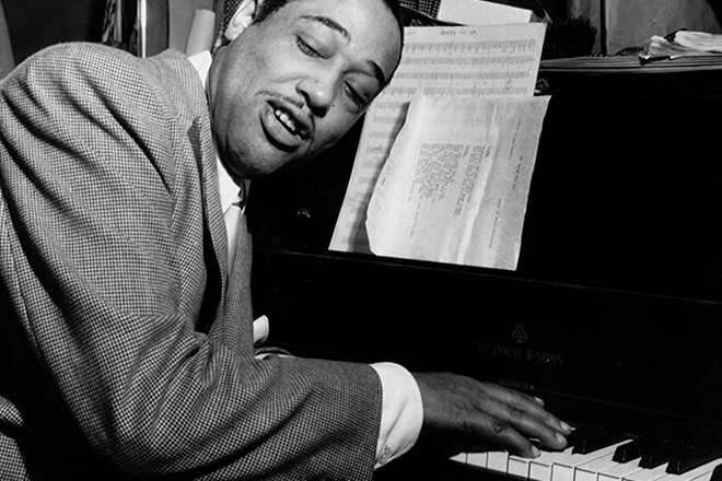 Duke Ellington at the piano