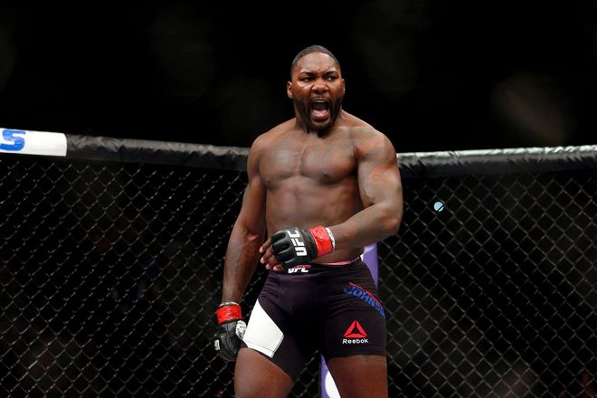 Anthony Johnson in the ring