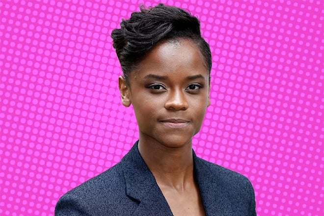 Young Letitia Wright